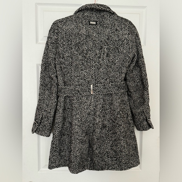 Calvin Klein Wool Herringbone Jacket Black/White in Size PXXS - Picture 6 of 8